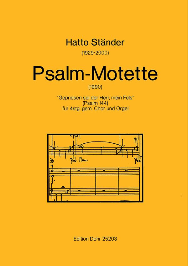 Psalm-Motette für gem Chor und Orgel