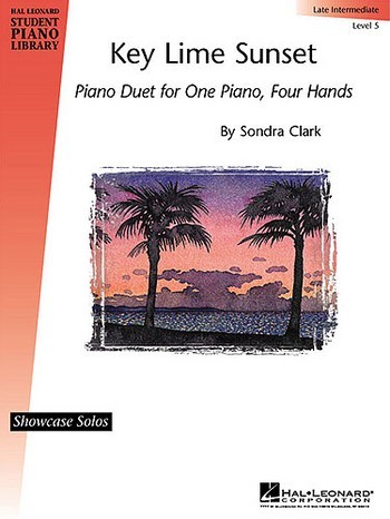 Key Lime Sunset for piano 4 hands