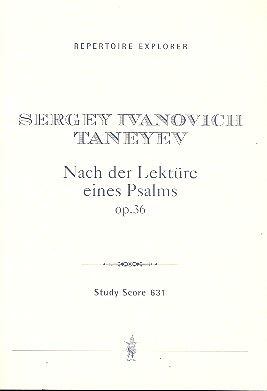Nach der Lektüre eines Psalms op.36