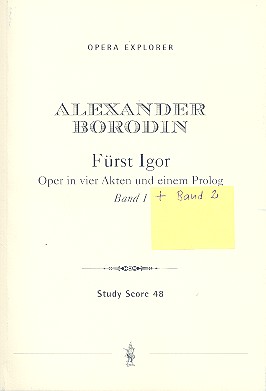 Fürst Igor Oper in 4 Akten
