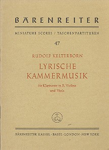 Lyrische Kammermusik für Klarinette,