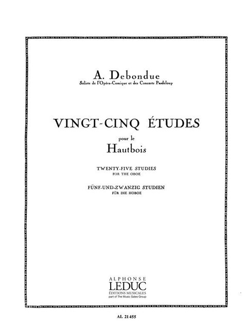 25 études pour hautbois