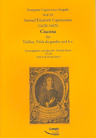 Ciacona für Violine, Viola da gamba