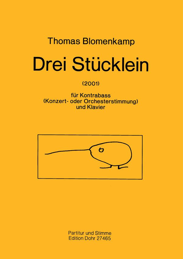 3 Stücklein für Kontrabass (Solo- oder