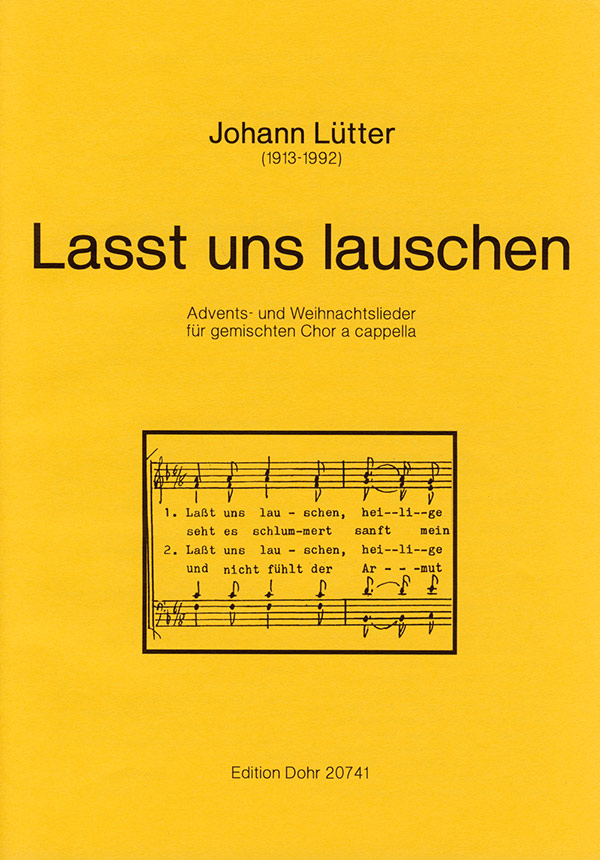 Lasst und lauschen für gem Chor a cappella