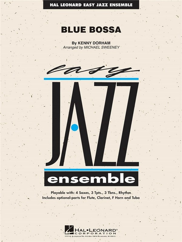 Blue Bossa (+CD): for jazz ensemble