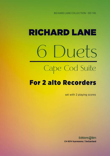 6 Duets for 2 alto recorders