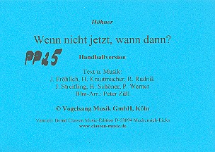 Wenn nicht jetzt wann dann: