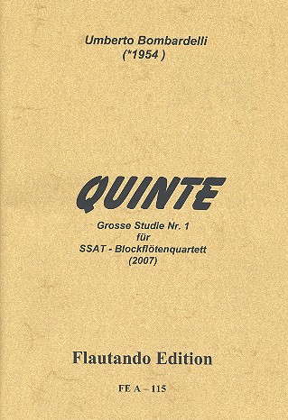 Quinte für 4 Blockföten (SATB)