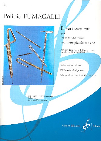 Divertissement op.3 pour flute et piano