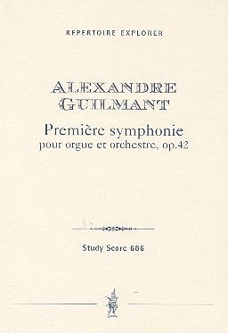 Sinfonie Nr.1 op.42 für Orgel und Orchester