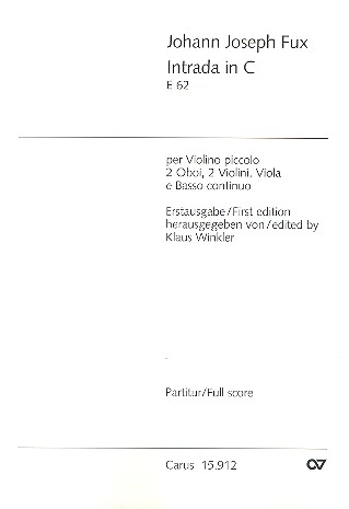 Intrada in C E62 für Violine piccolo