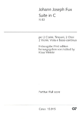 Suite in C n83 für Kammerorchester