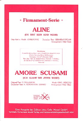 Aline  und  Amore scusami: für Combo