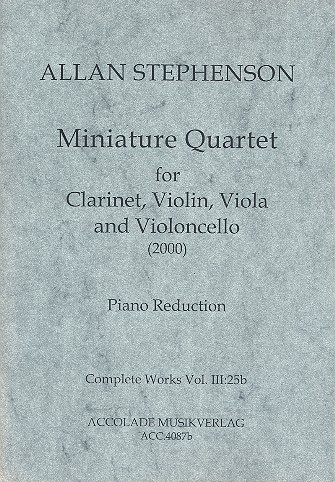 Miniature-Quartet für Klarinette und Streichtrio