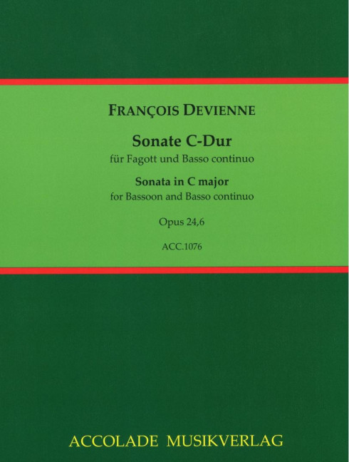 Sonate C-Dur op.24,6 für Fagott und Bc
