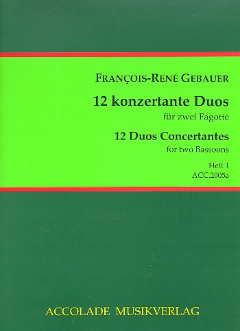 12 duos concertants op.44 Band 1 (Nr.1-3)