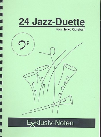 24 Jazz-Duette in C Bassschlüssel