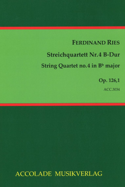 Streichquartett B-Dur Nr.4 op.126,1