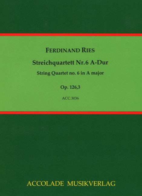 Streichquartett A-Dur Nr.6 op.126,3