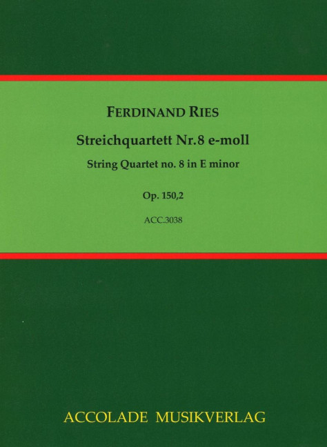 Streichquartett e-Moll Nr.8 op.150,2