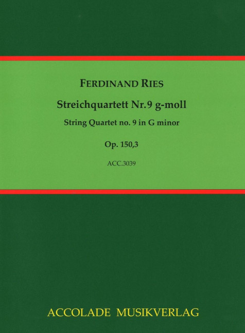 Streichquartett g-Moll Nr.9 op.150,3