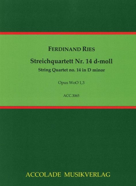 Streichquartett d-Moll Nr.14 WoO1 Nr.3