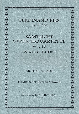 Streichquartett Es-Dur Nr.16 WoO10
