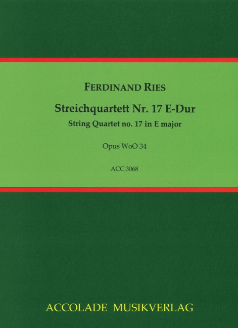 Streichquartett E-Dur Nr.17 WoO34