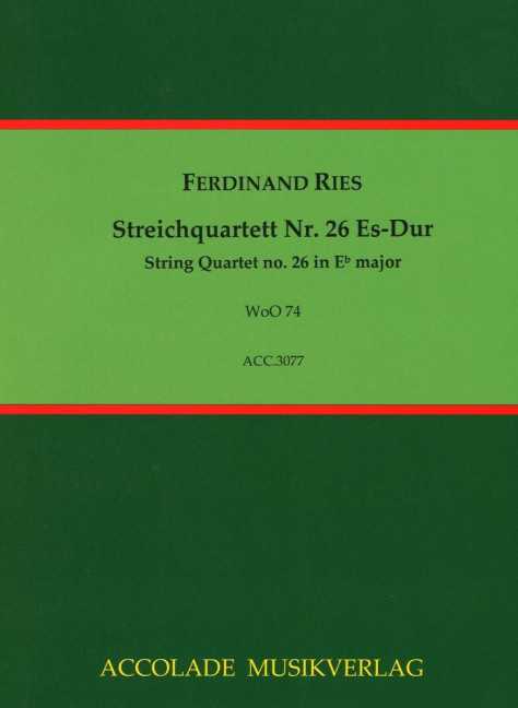 Streichquartett Es-Dur Nr.26 WoO74