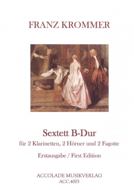Sextett B-Dur Nr.1 für 2 Klarinetten,