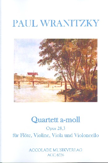 Quartett a-Moll op.28,3 für Flöte,