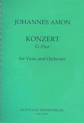 Konzert G-Dur op.10 für Viola und Orchester