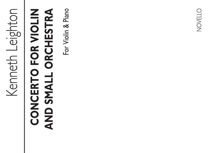 Concerto op.12 for violin and orchestra