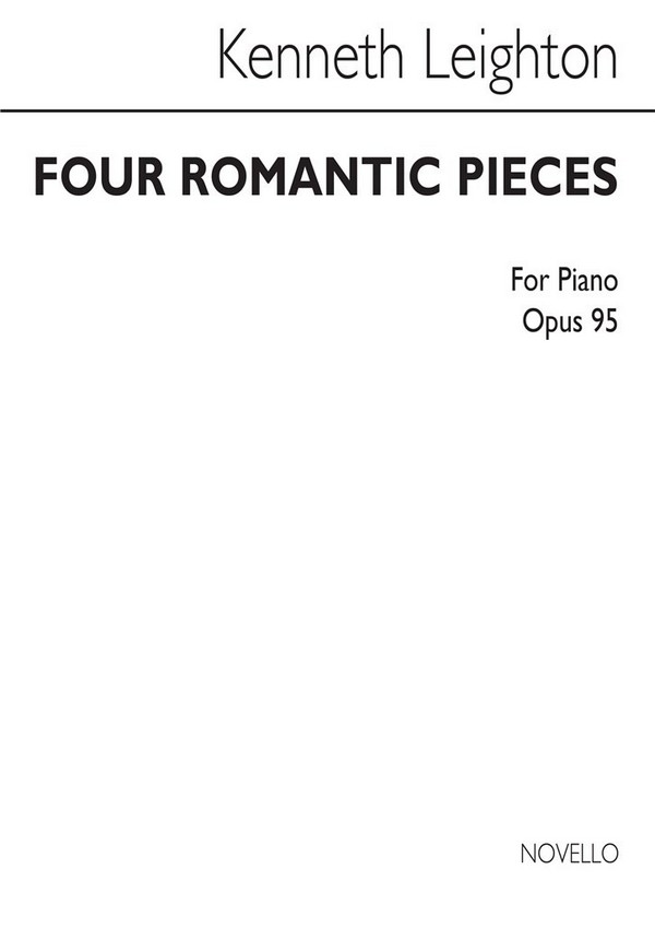 4 romantic Pieces op.95