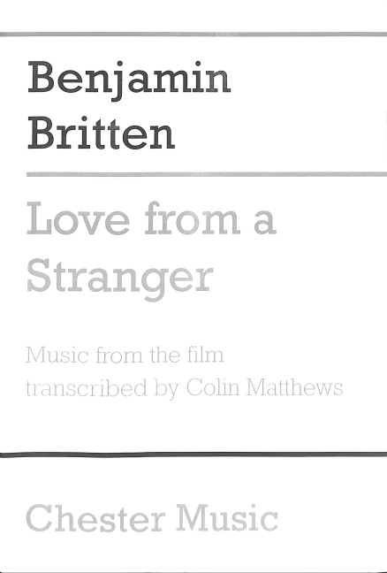 Love from a Stranger for orchestra