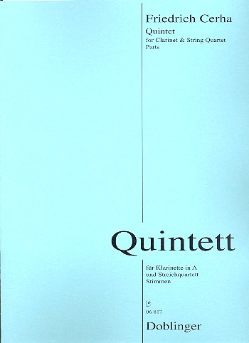 Quintett für Klarinette in A,