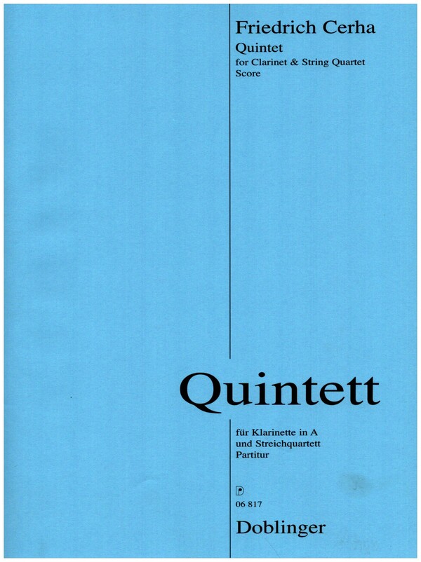 Quintett für Klarinette in A,