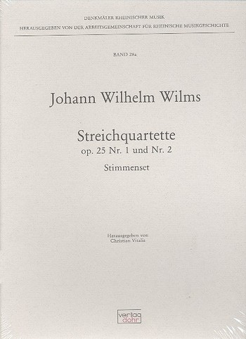 Streichquartett op.25,1 und op.25,2