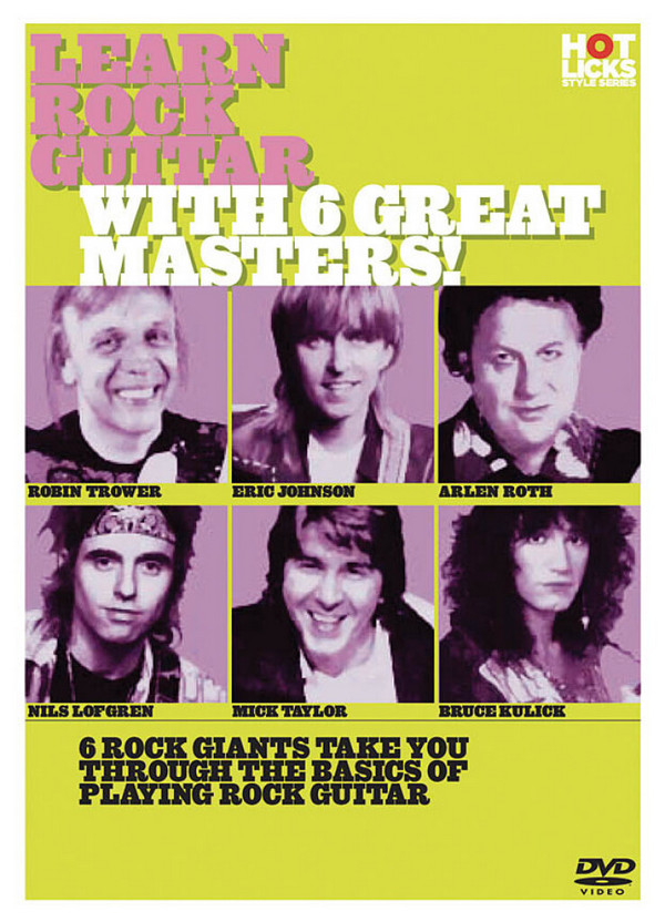 Learn Rock Guitar with 6 Great Masters