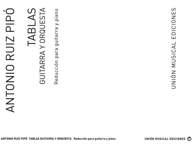 Tablas para guitarra y orquesta