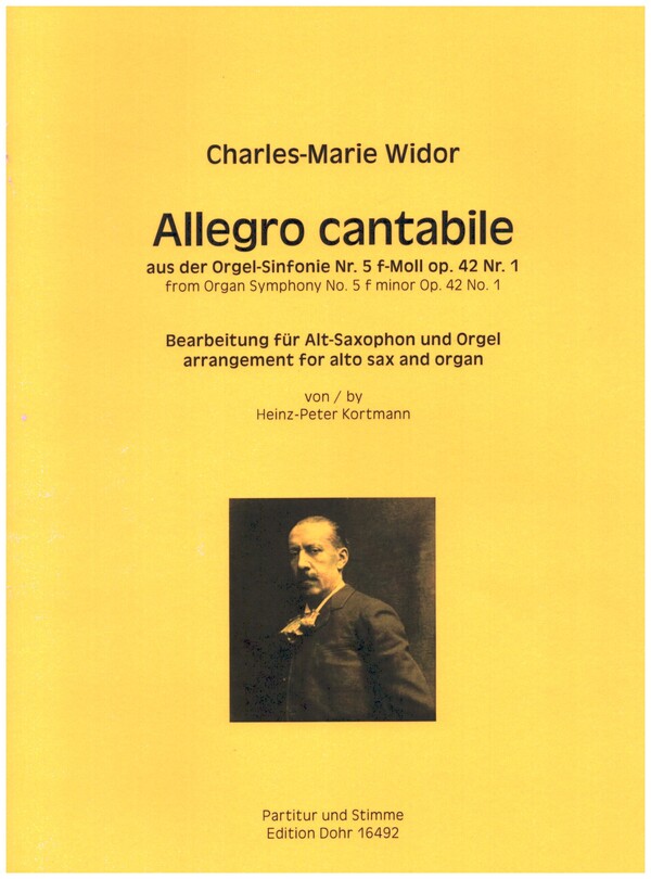 Allegro cantabile aus der Orgel-Sinfonie Nr.5 f-Moll op.42 Nr.1