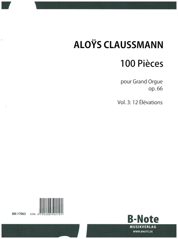 100 Pièces op.66 Band 3