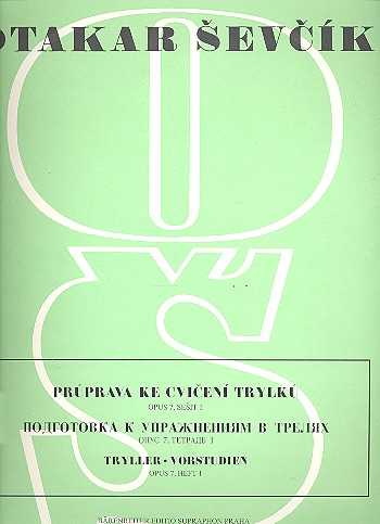 Triller-Vorstudien op.7 Heft 1