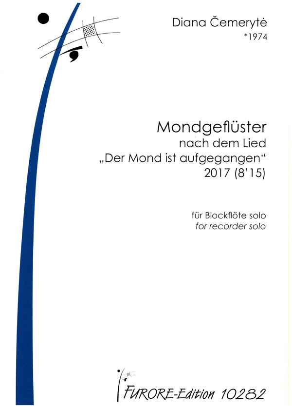 Mondgeflüster nach dem Lied 'Der Mond ist aufgegangen'