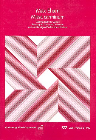 Missa carminum für gem Chor (SATB),