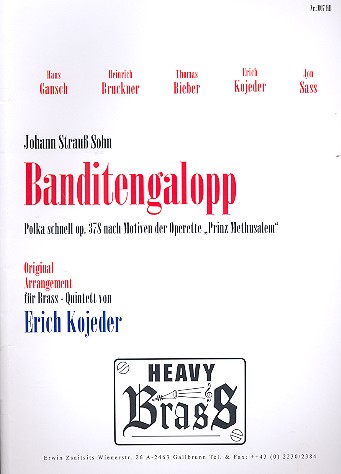 Banditengalopp op.378 für 2 Trompeten,