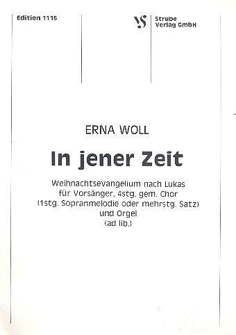 In jener Zeit für Vorsänger, gem Chor
