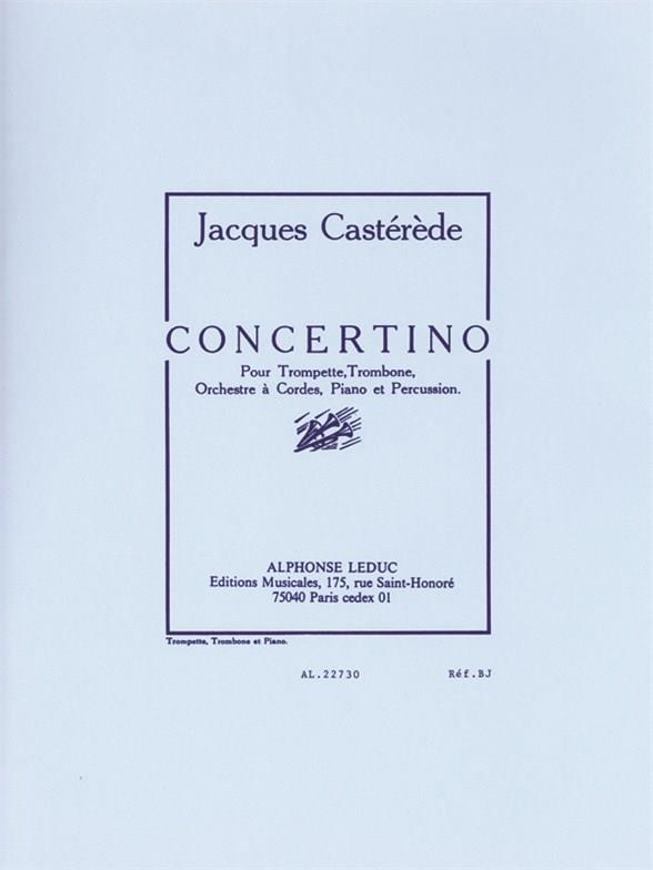 Concertino pour trompette, trombone, orchestre de cordes, piano et