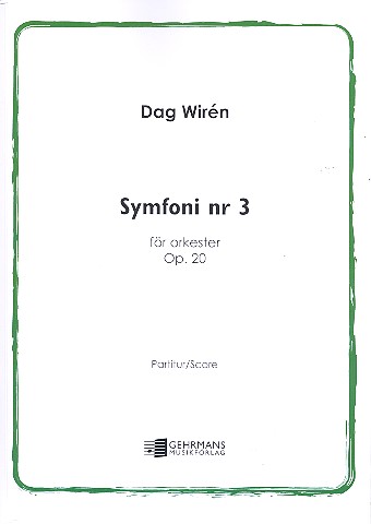 Sinfonie Nr.3 op.20 für Orchester